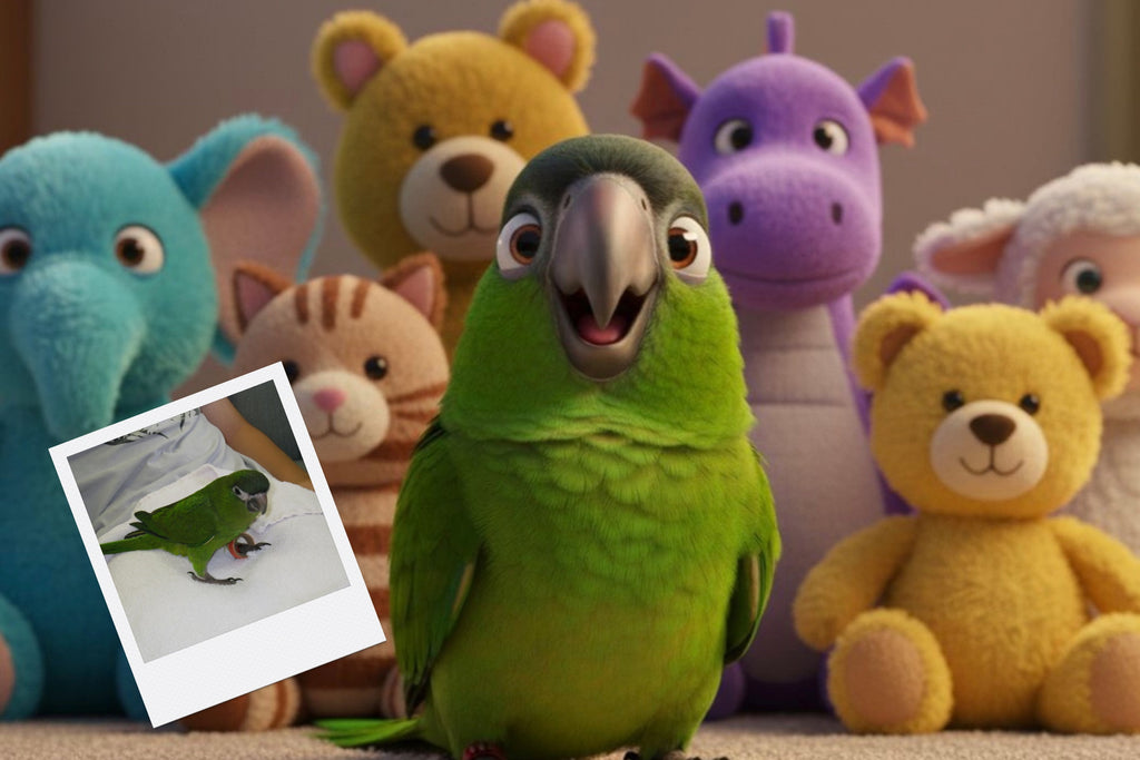 Puppy Loves His Stuffies