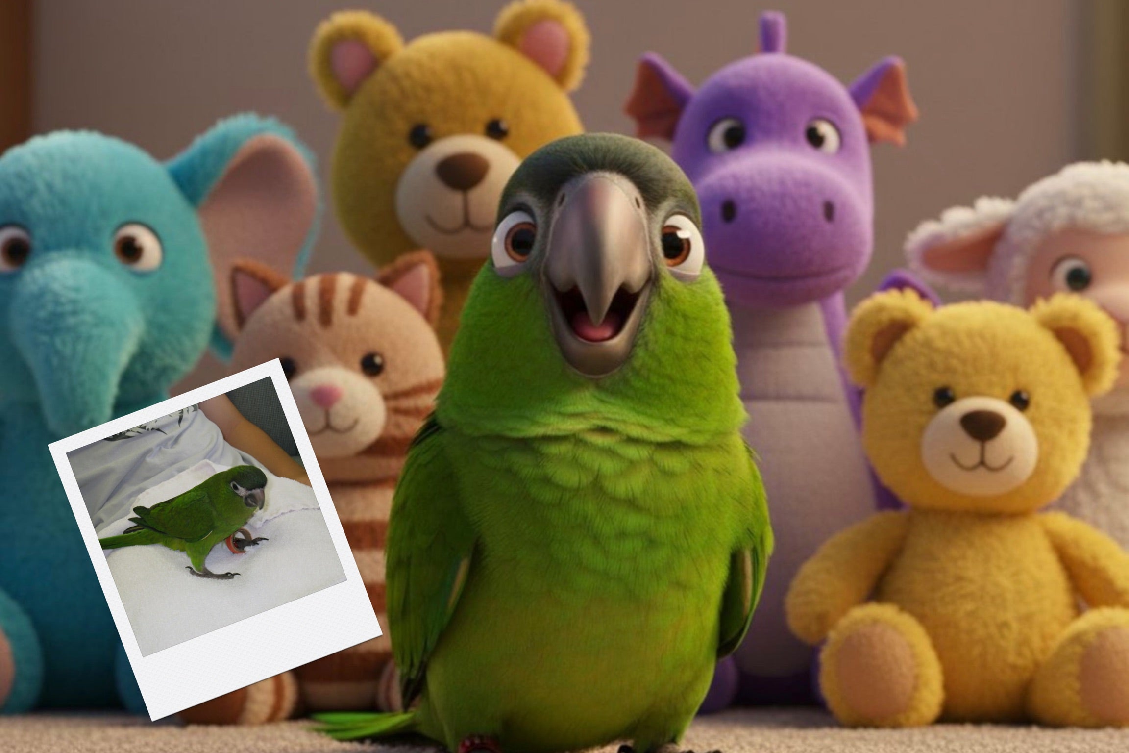 Puppy Loves His Stuffies