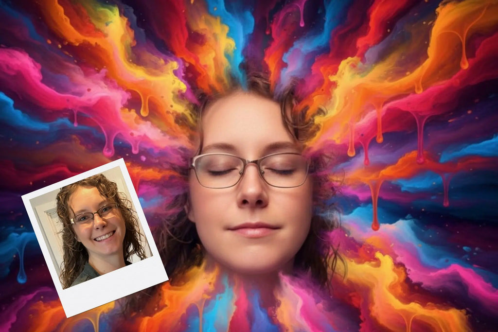 Customizable Jigsaw Puzzle: Rainbow Surrounds Her - Jigsaw Puzzle Studios - Custom withCat Woman