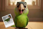 Customizable Jigsaw Puzzle: Perfectly Pug - Jigsaw Puzzle Studios - Custom with Bird