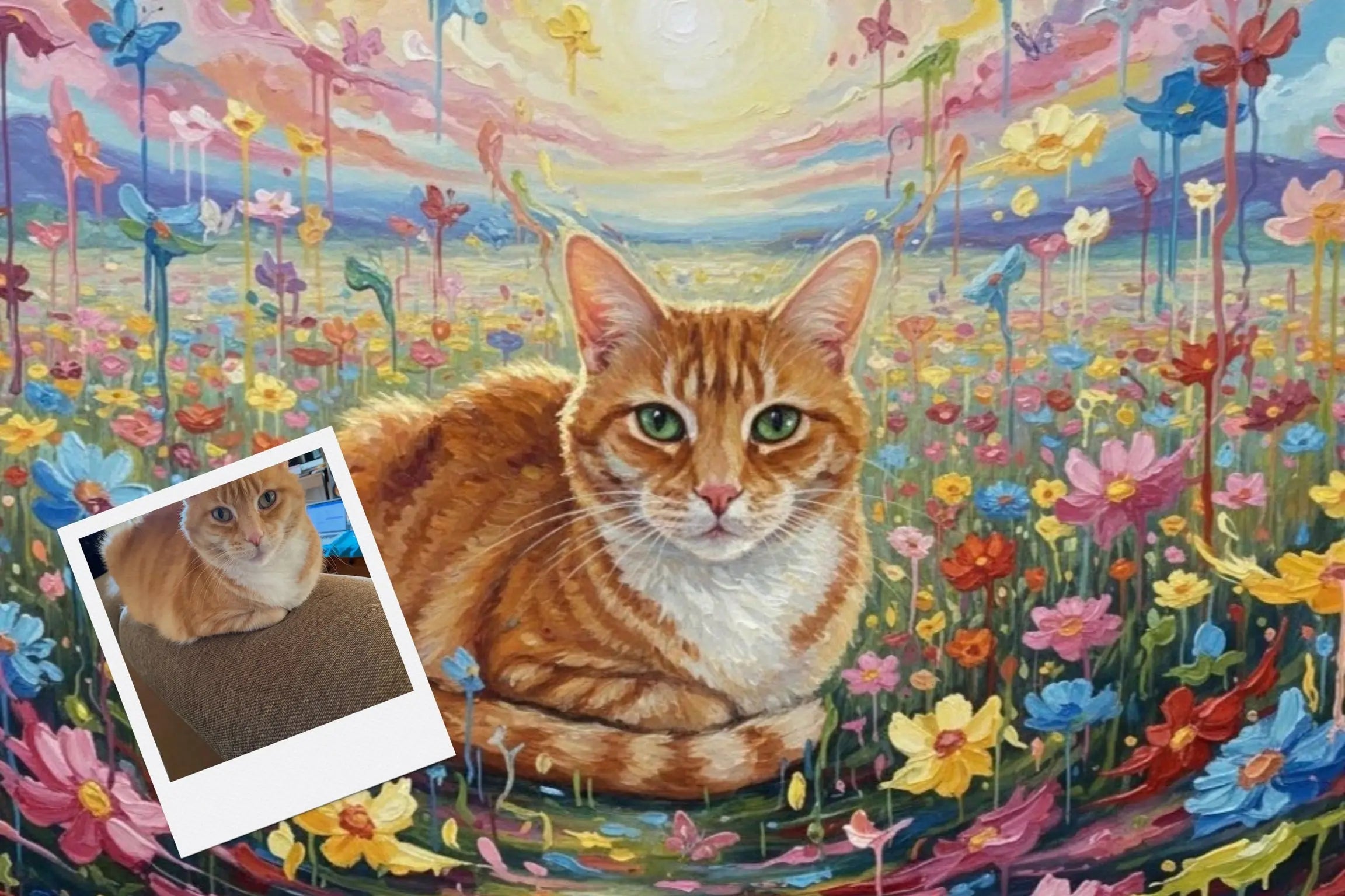 Customizable Jigsaw Puzzle: Dali Cat - Jigsaw Puzzle Studios - Custom with Cat