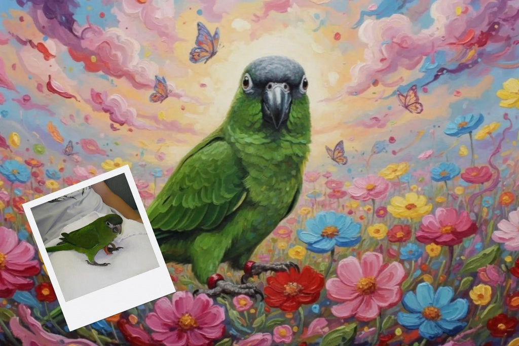 Customizable Jigsaw Puzzle: Dali Cat - Jigsaw Puzzle Studios - Custom with Bird