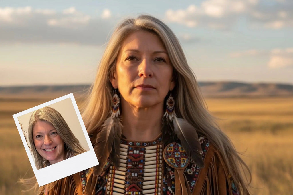 Customizable Jigsaw Puzzle: Sioux Woman - Jigsaw Puzzle Studios - Custom with Woman