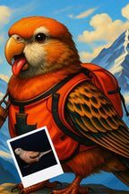 Customizable Jigsaw Puzzle: Hiker's Best Friend - Jigsaw Puzzle Studios - Custom with Bird