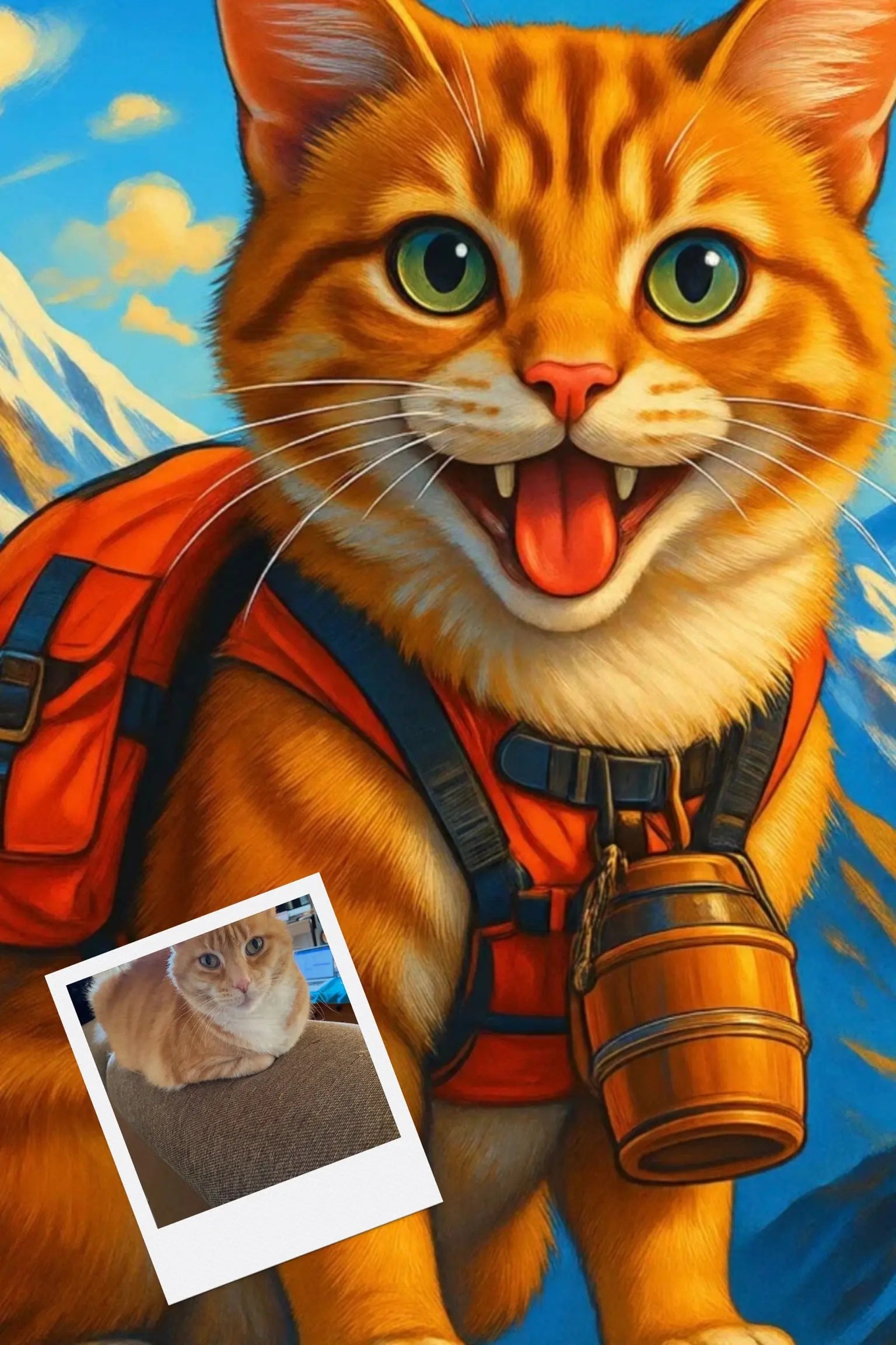 Customizable Jigsaw Puzzle: Hiker's Best Friend - Jigsaw Puzzle Studios - Custom with Cat