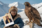Customizable Jigsaw Puzzle: Turkic Kazakh Eagle Hunter - Jigsaw Puzzle Studios - Custom with Woman