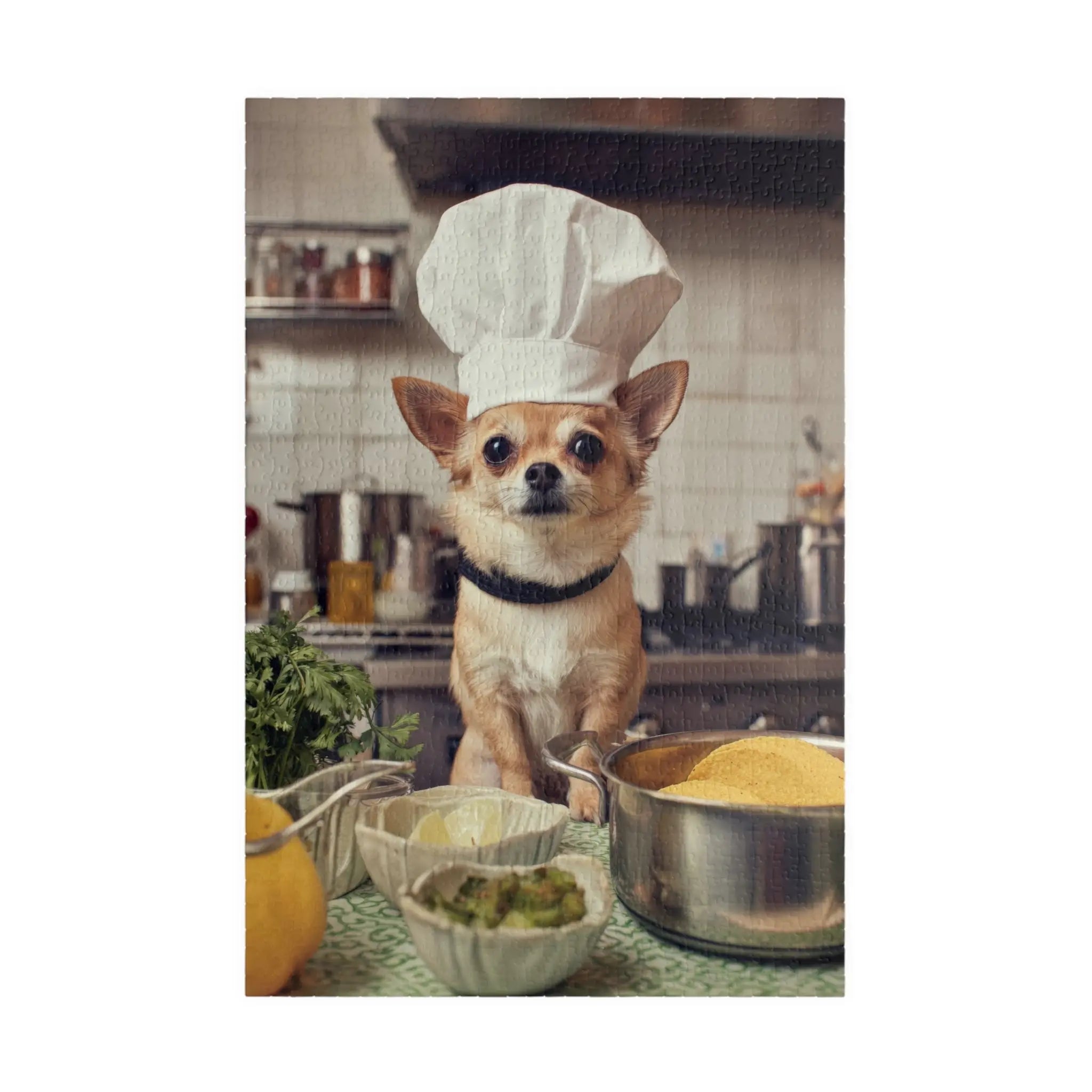 Customizable Jigsaw Puzzle: Chihuahua Chef - Jigsaw Puzzle Studios - Main