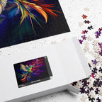 Jigsaw Puzzle: Fractal Hummingbird - Jigsaw Puzzle Studios - Box
