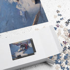 Customizable Jigsaw Puzzle: Hockey Loving Husky - Jigsaw Puzzle Studios - Box