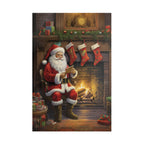 Jigsaw Puzzle: Santa by the Hearth Christmas Puzzle - Jigsaw Puzzle Studios - Main