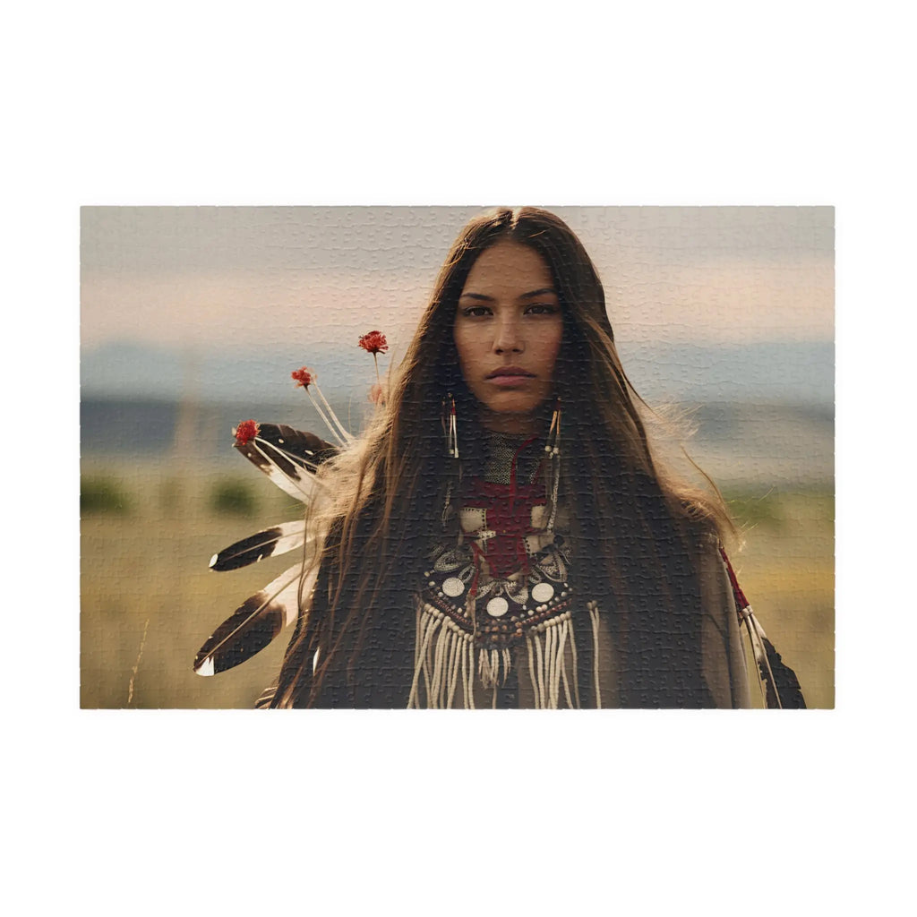 Customizable Jigsaw Puzzle: Sioux Woman - Jigsaw Puzzle Studios - Main