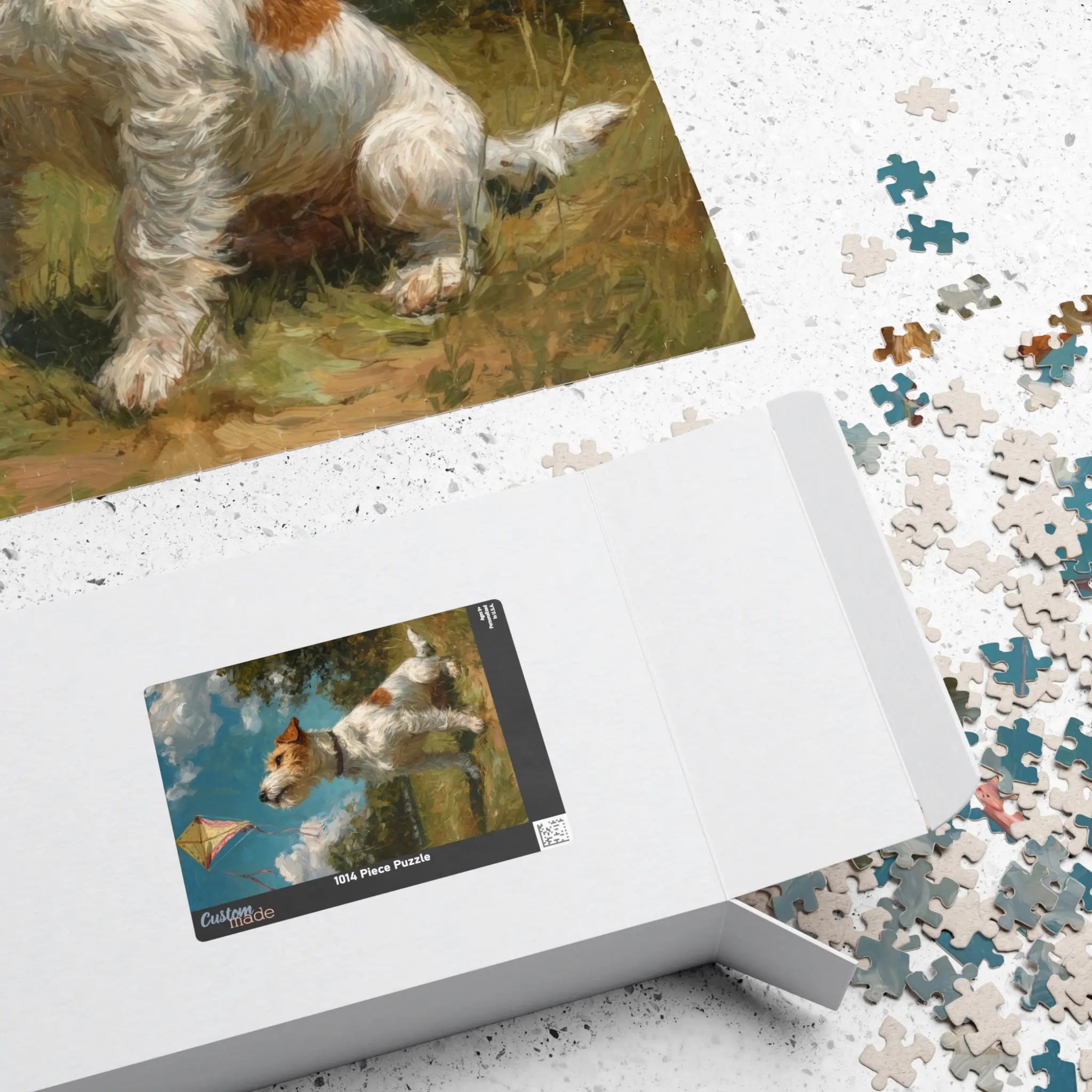 Customizable Jigsaw Puzzle: Kite Flying Dreams - Jigsaw Puzzle Studios - Box