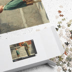 Jigsaw Puzzle: Memory of Service Soldier and Child - Jigsaw Puzzle Studios - Box