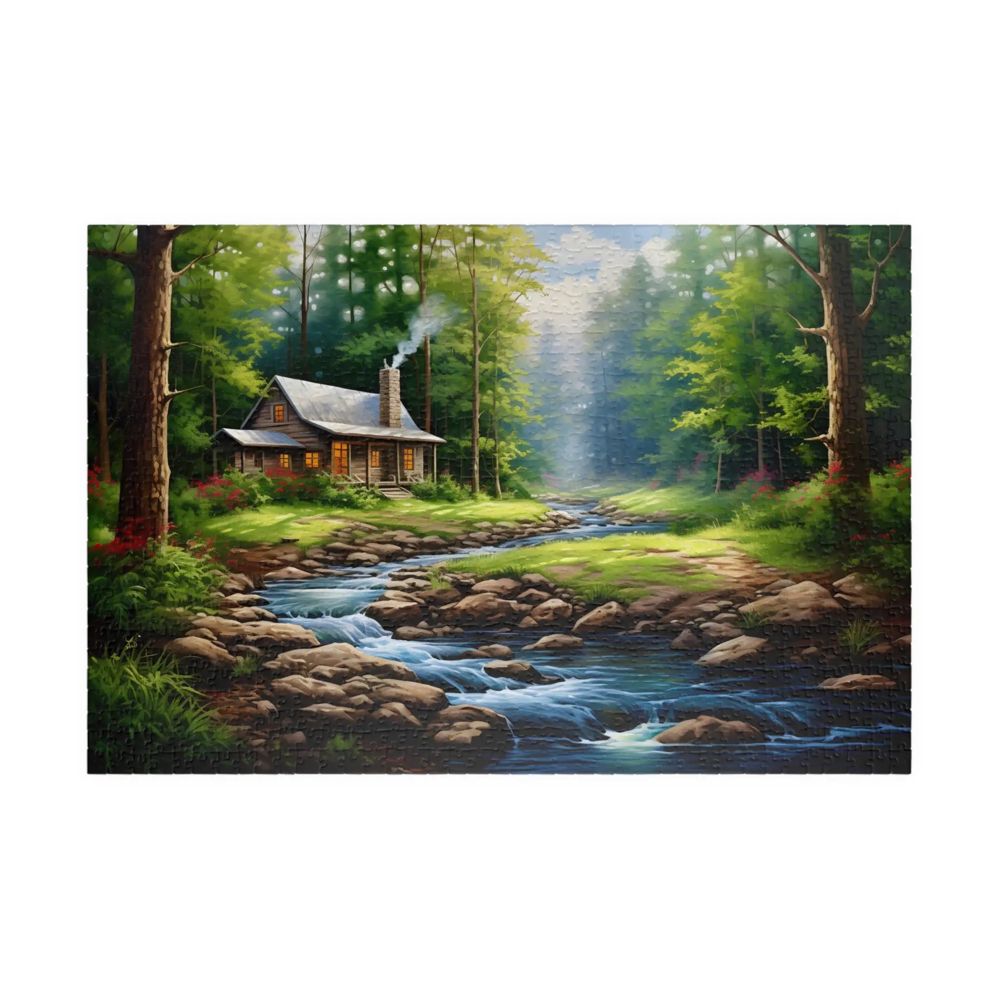 Jigsaw Puzzle: Calm Cabin - Jigsaw Puzzle Studios - Main