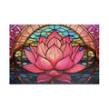 Jigsaw Puzzle: Lotus Rainbow Stained Glass - Jigsaw Puzzle Studios - Main