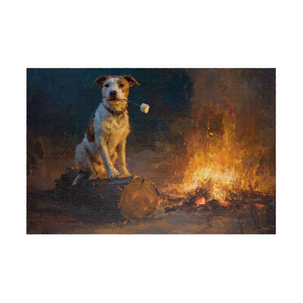 Customizable Jigsaw Puzzle: Helping Roast Marshmallows - Jigsaw Puzzle Studios - Main