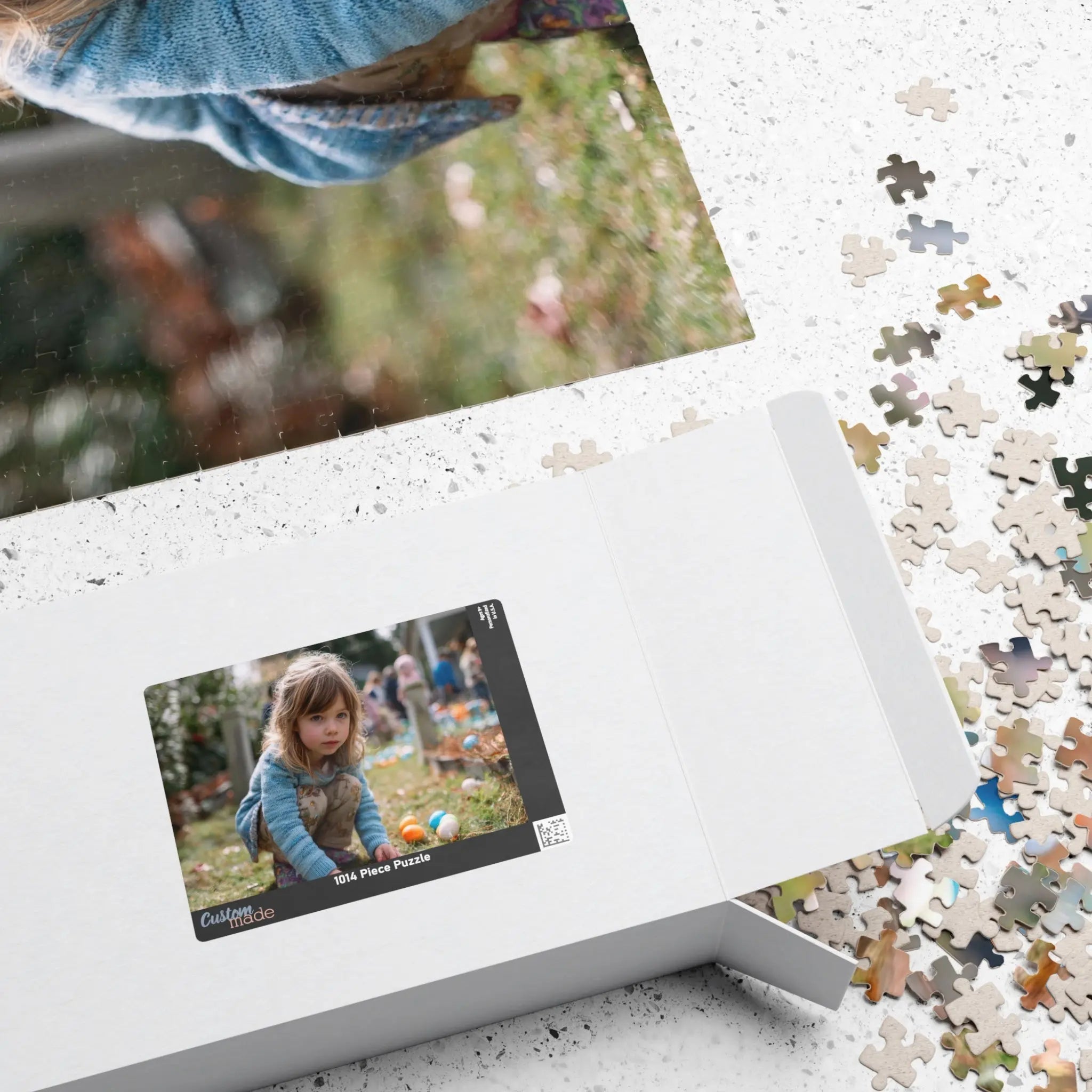Customizable Jigsaw Puzzle: Easter Egg Hunt - Jigsaw Puzzle Studios - Box
