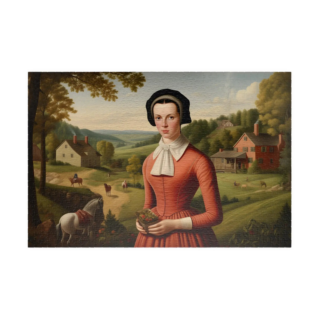 Jigsaw Puzzle: Woman in Pennsylvania in 1787 - Jigsaw Puzzle Studios - Main