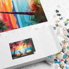 Jigsaw Puzzle: Relaxing Beach - Jigsaw Puzzle Studios - Box