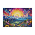 Jigsaw Puzzle: Colorful Mountainscape - Jigsaw Puzzle Studios - Main