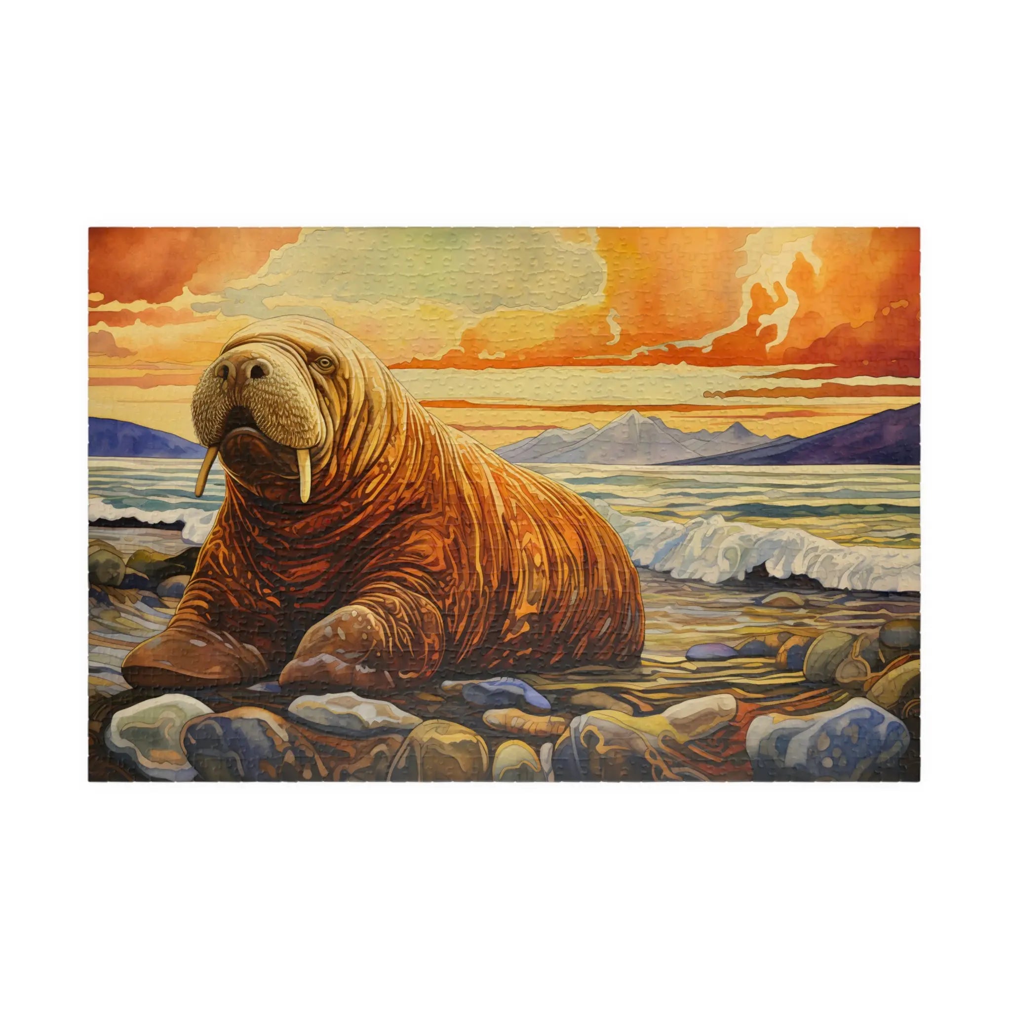 Jigsaw Puzzle: Walrus Ocean View - Jigsaw Puzzle Studios - Main