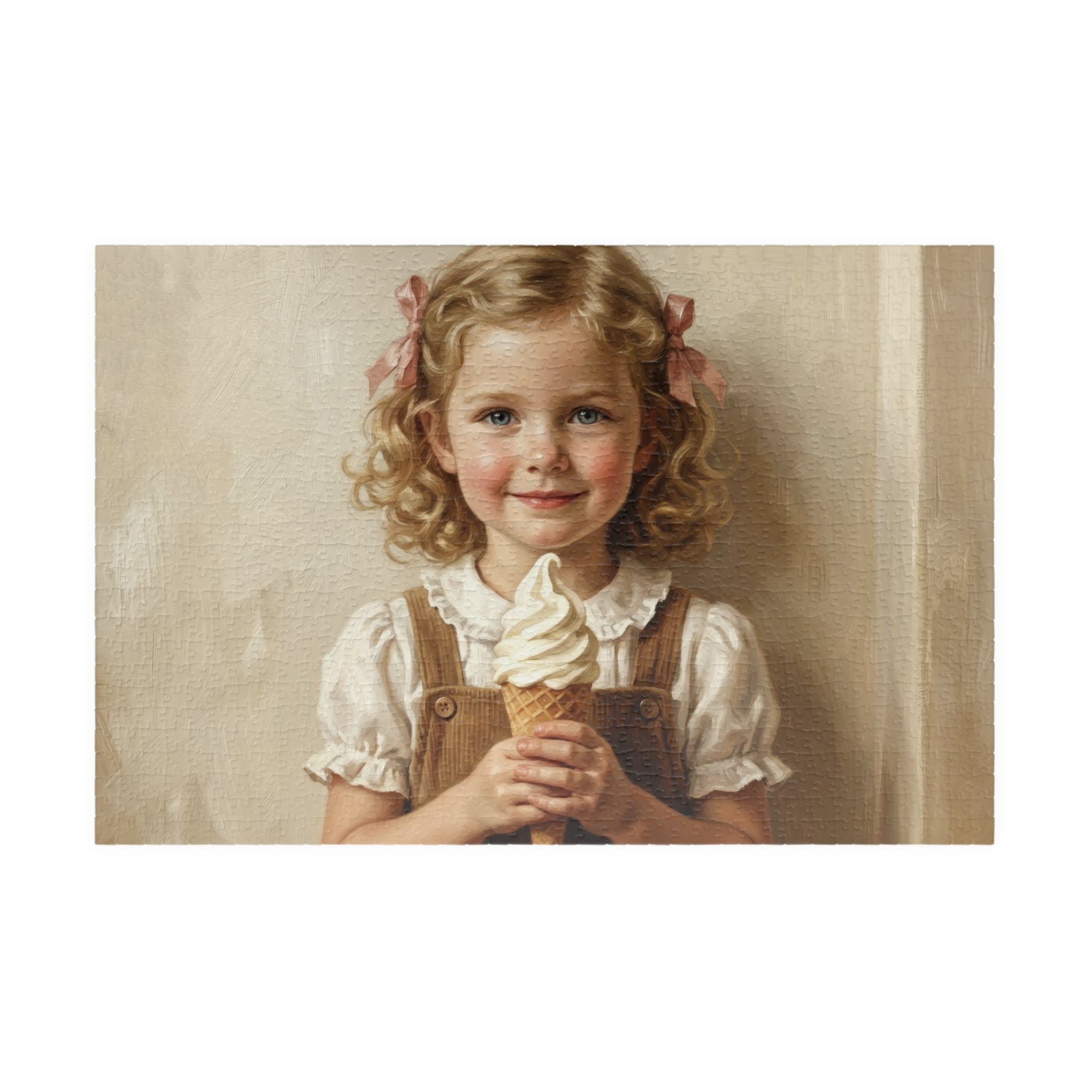 A Girl and Her Ice Cream