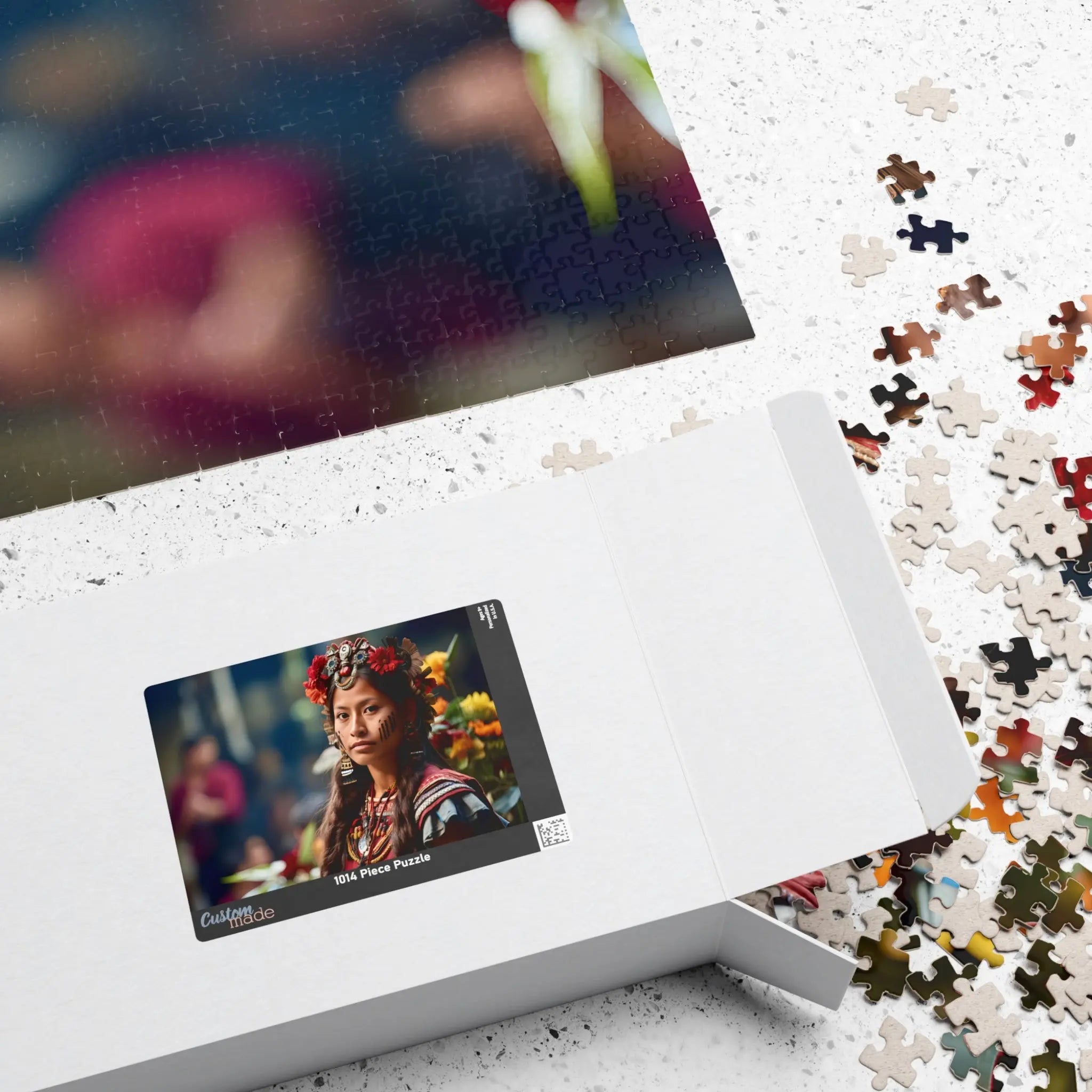 Customizable Jigsaw Puzzle: Mayan Woman - Jigsaw Puzzle Studios - Box