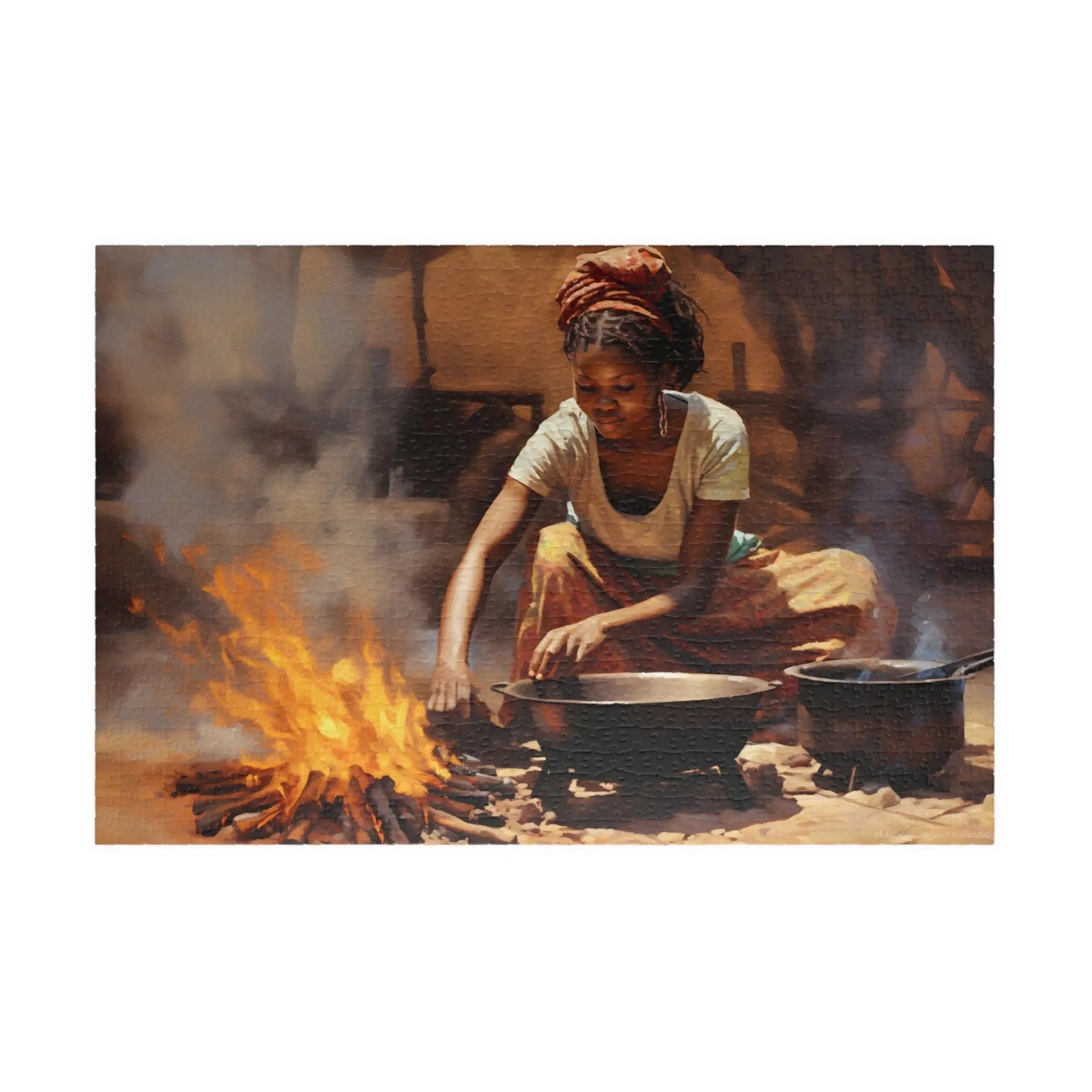 Jigsaw Puzzle: Traditional Cooking in Africa - Jigsaw Puzzle Studios - Main