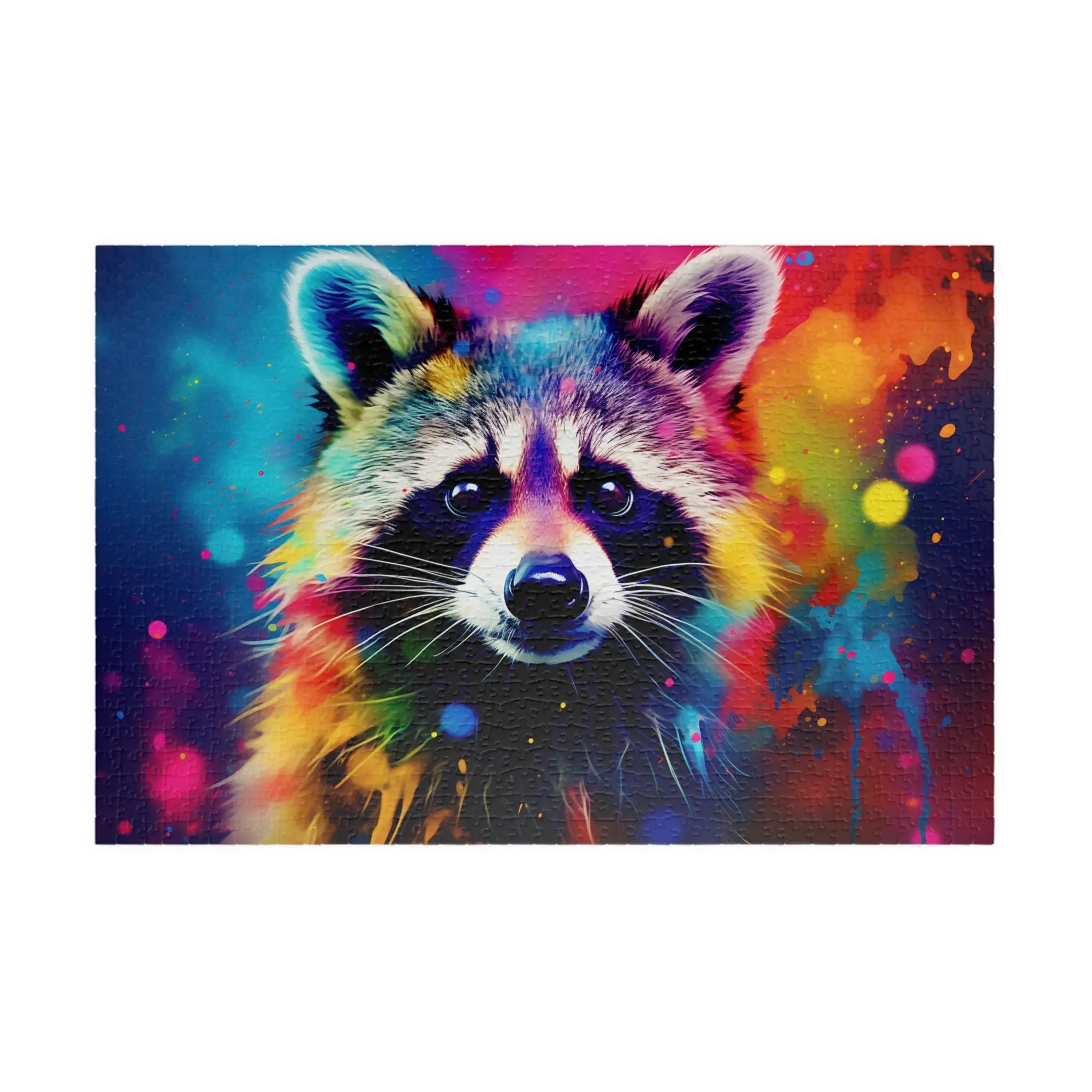Jigsaw Puzzle: Raccoon Caught in Color - Jigsaw Puzzle Studios - Main