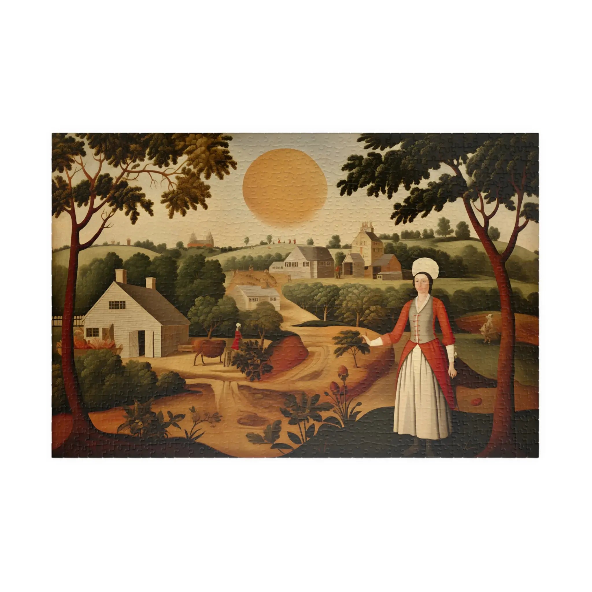 Jigsaw Puzzle: Woman in Maryland in 1788 - Jigsaw Puzzle Studios - Main