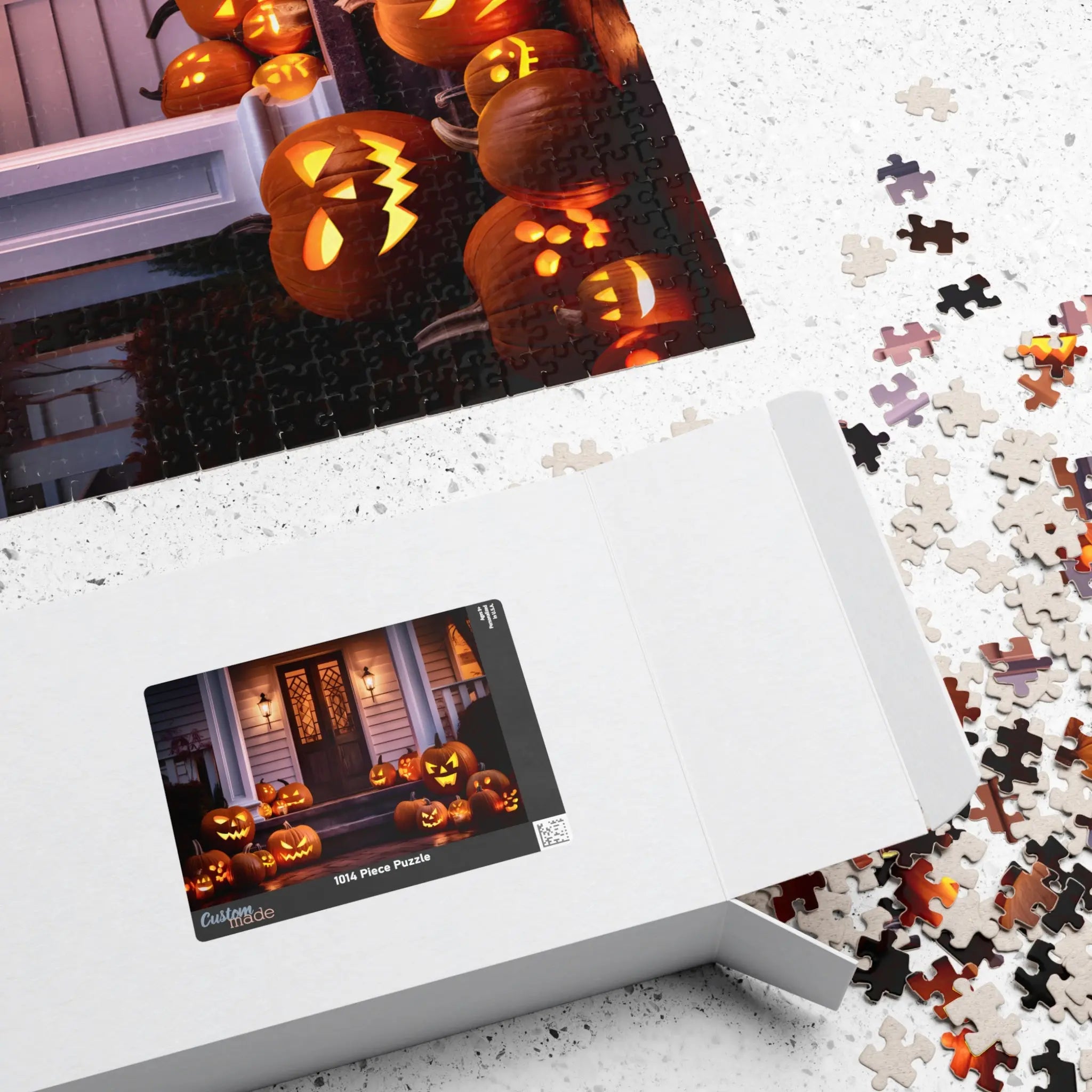 Jigsaw Puzzle: Haunting Pumpkins - Jigsaw Puzzle Studios - Box