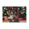 Customizable Jigsaw Puzzle: Puppy Reindeer Dreams - Jigsaw Puzzle Studios - Main