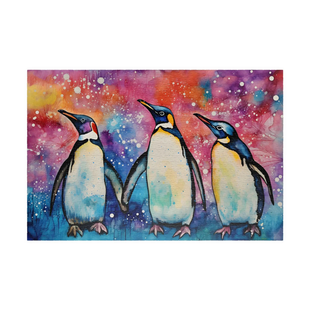 Jigsaw Puzzle: Batik Penguins - Jigsaw Puzzle Studios - Main