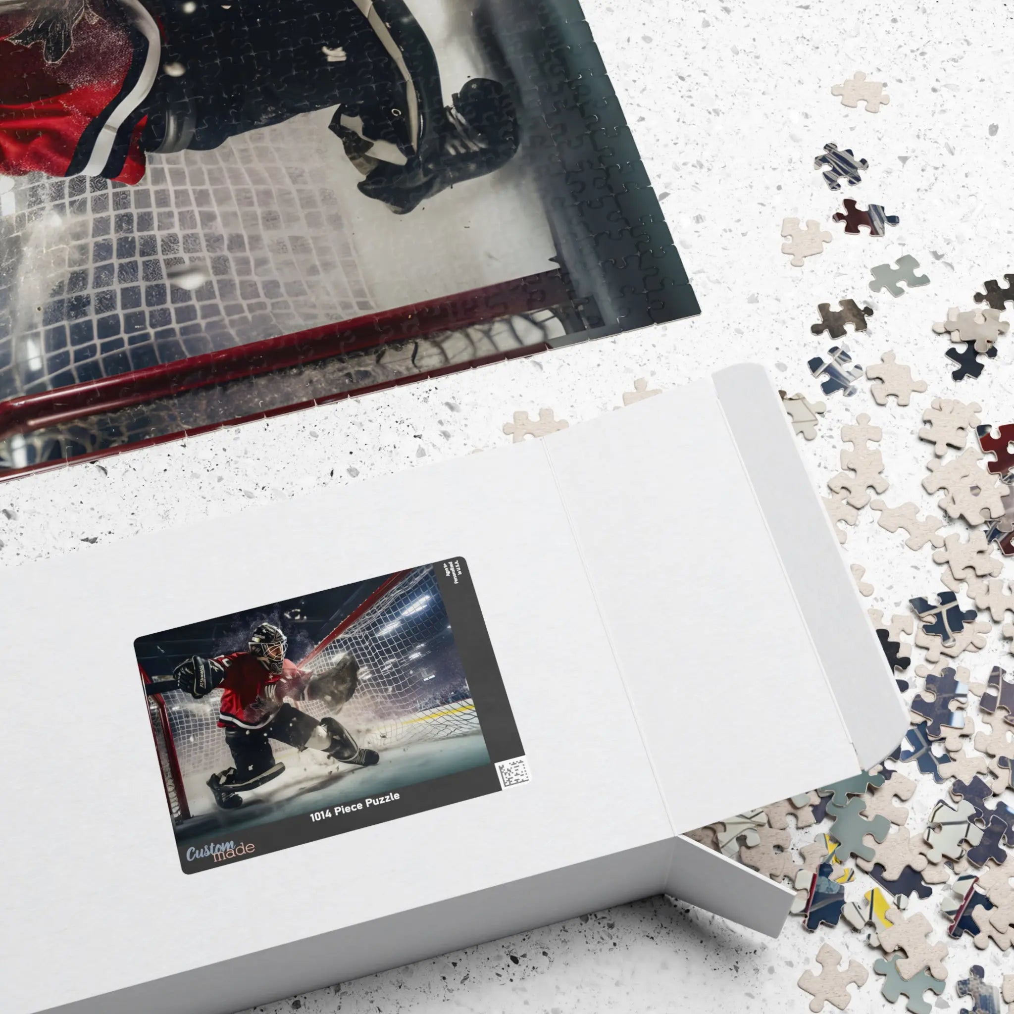 Jigsaw Puzzle: Hockey Goalie - Jigsaw Puzzle Studios - Box