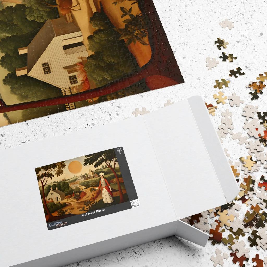 Jigsaw Puzzle: Woman in Maryland in 1788 - Jigsaw Puzzle Studios - Box