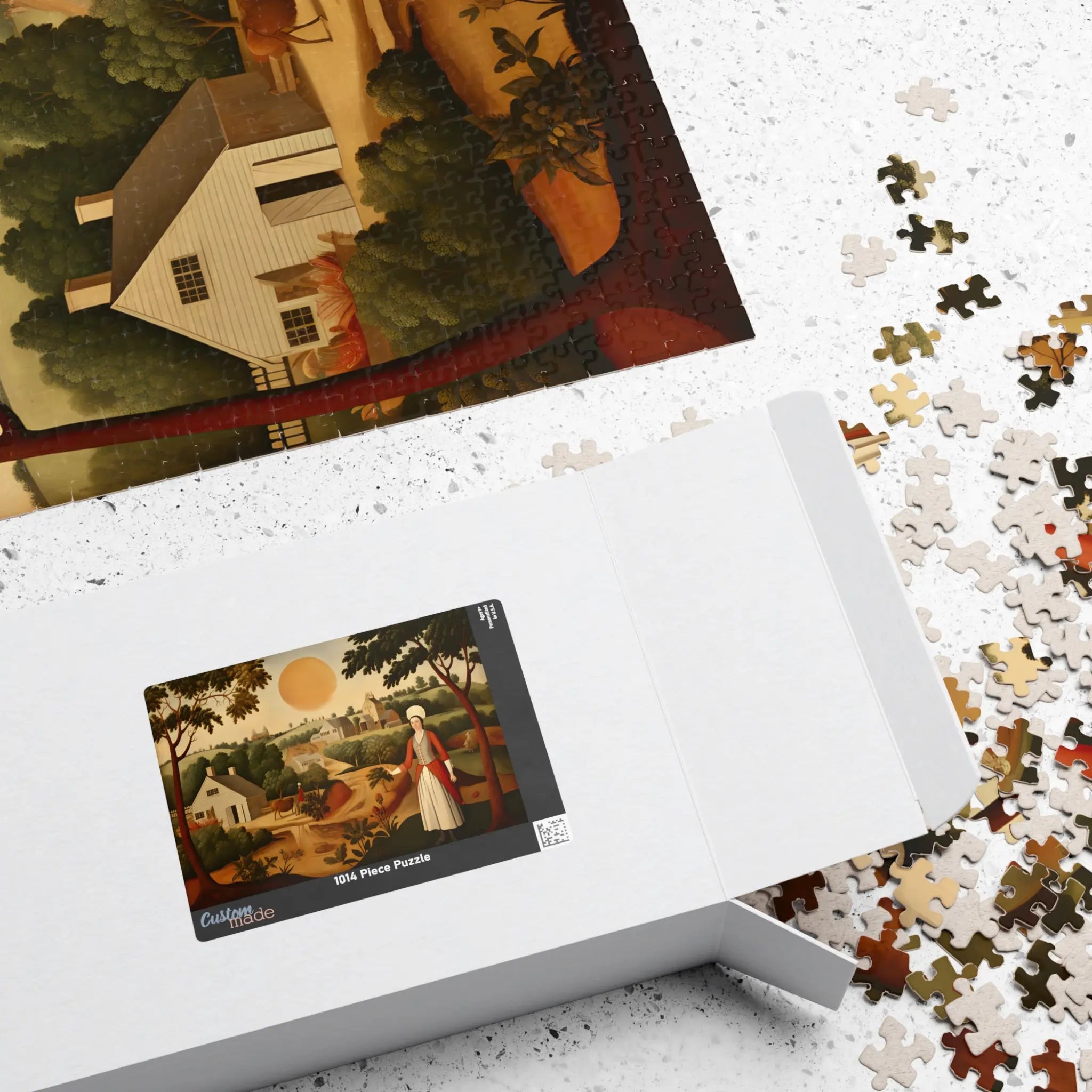 Jigsaw Puzzle: Woman in Maryland in 1788 - Jigsaw Puzzle Studios - Box