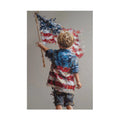 Jigsaw Puzzle: American Boy with Flag - Jigsaw Puzzle Studios - Main