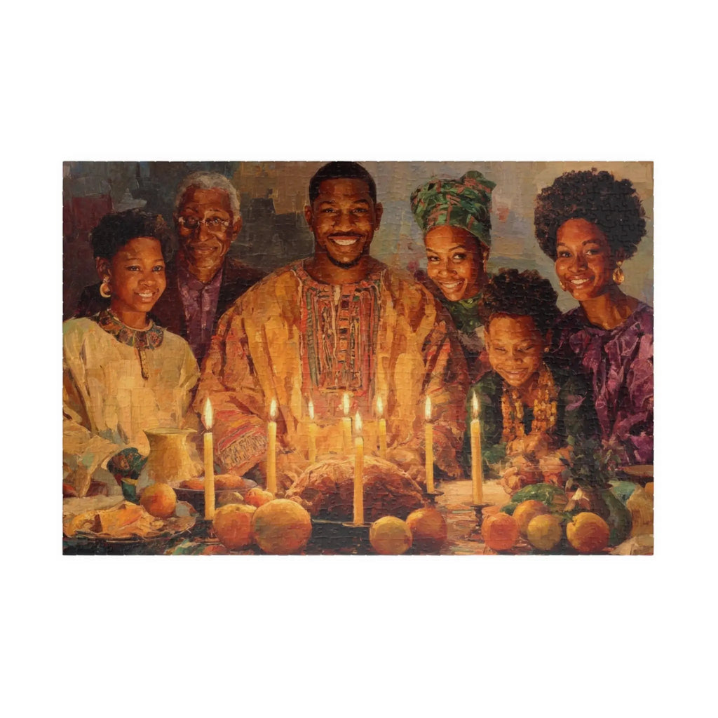 Jigsaw Puzzle: Family Kwanzaa Celebration - Jigsaw Puzzle Studios - Main