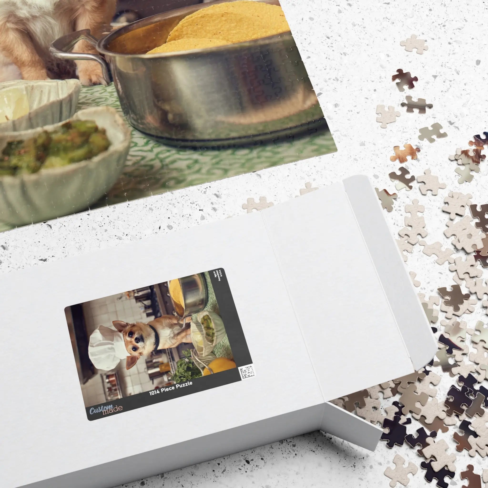 Customizable Jigsaw Puzzle: Chihuahua Chef - Jigsaw Puzzle Studios - Box