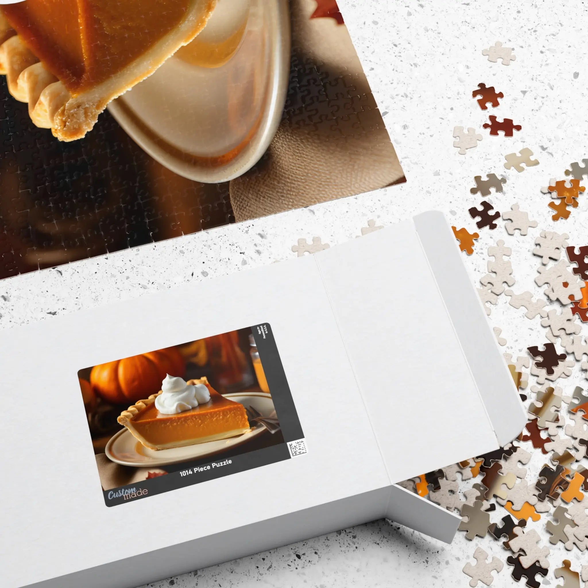 Jigsaw Puzzle: Thanksgiving Pumpkin Pie Jigsaw Puzzle - Jigsaw Puzzle Studios - Box