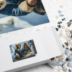 Customizable Jigsaw Puzzle: Turkic Kazakh Eagle Hunter - Jigsaw Puzzle Studios - Box