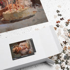 Customizable Jigsaw Puzzle: Birthday Girl Painting - Jigsaw Puzzle Studios - Box