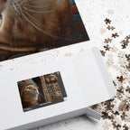 Customizable Jigsaw Puzzle: Mayan Cat - Jigsaw Puzzle Studios - Box