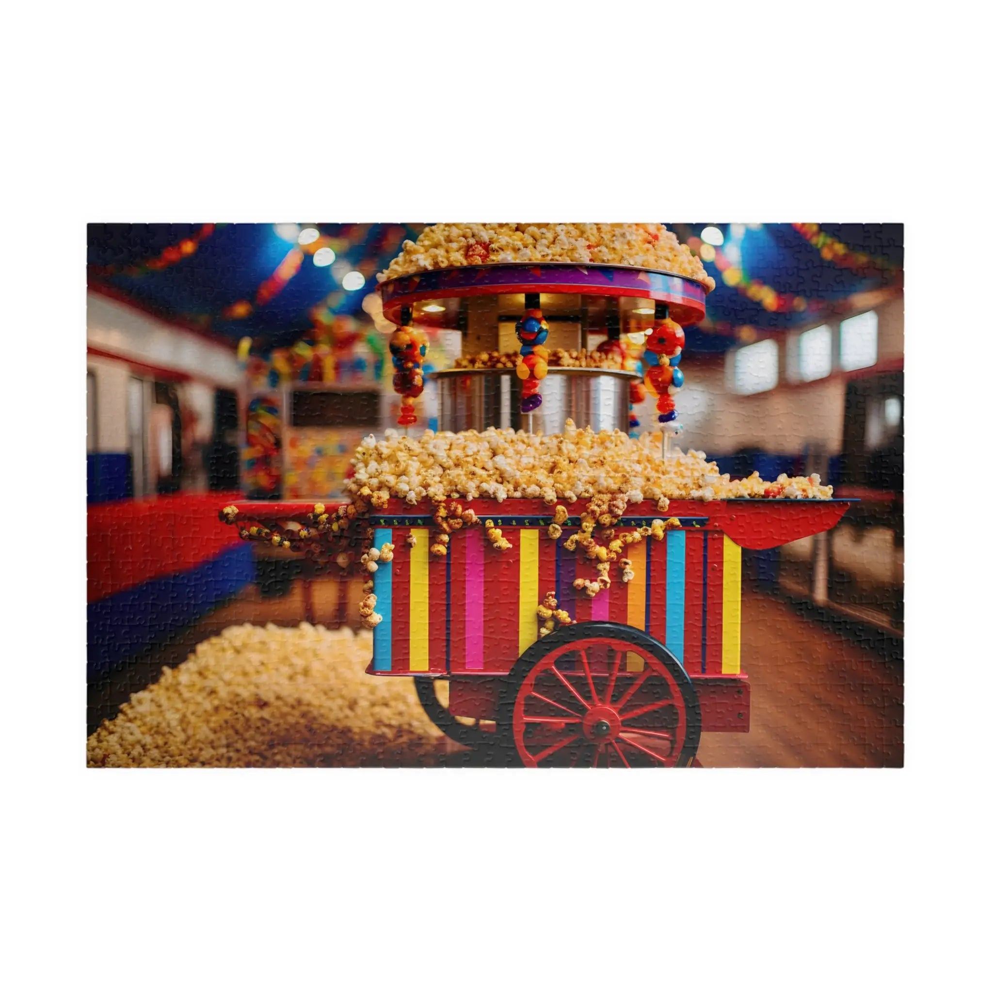 Jigsaw Puzzle: Popcorn  Cart - Jigsaw Puzzle Studios - Main