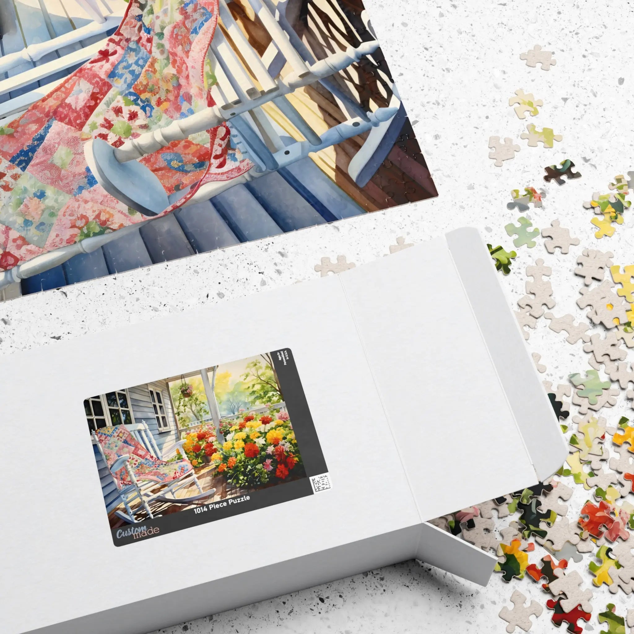 Jigsaw Puzzle: Peaceful Porch - Jigsaw Puzzle Studios - Box