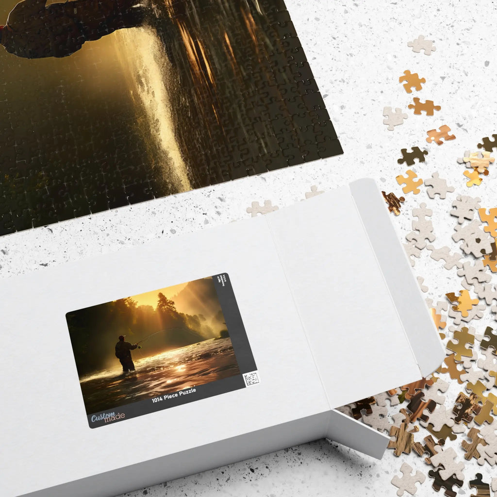 Jigsaw Puzzle: Fly Fishing - Jigsaw Puzzle Studios - Box