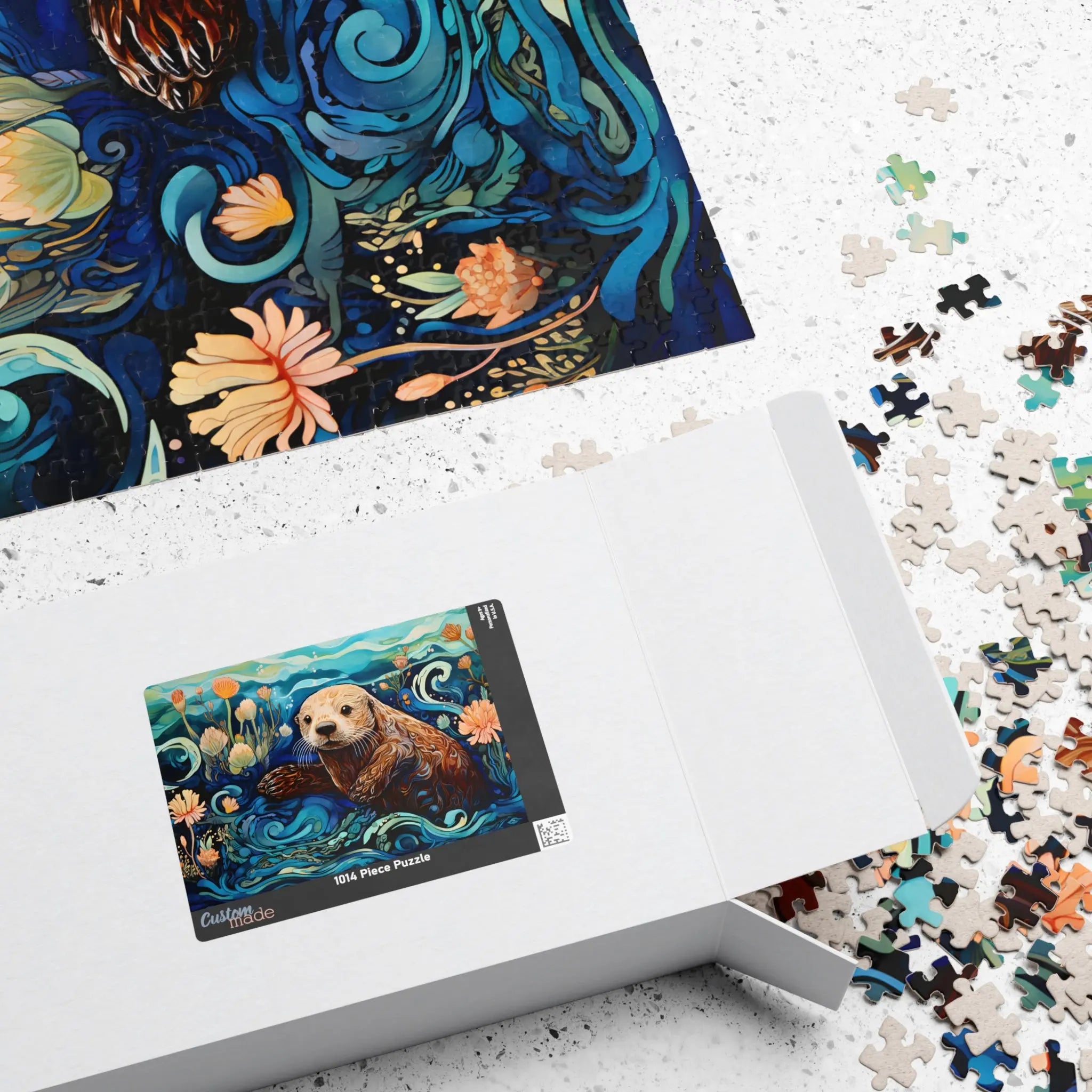 Jigsaw Puzzle: Playful Sea Otter - Jigsaw Puzzle Studios - Box