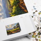 Jigsaw Puzzle: Vineyard Landscape - Jigsaw Puzzle Studios - Box