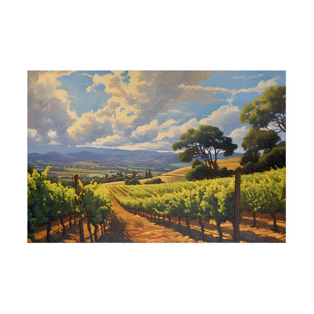 Jigsaw Puzzle: Vineyard Landscape - Jigsaw Puzzle Studios - Main