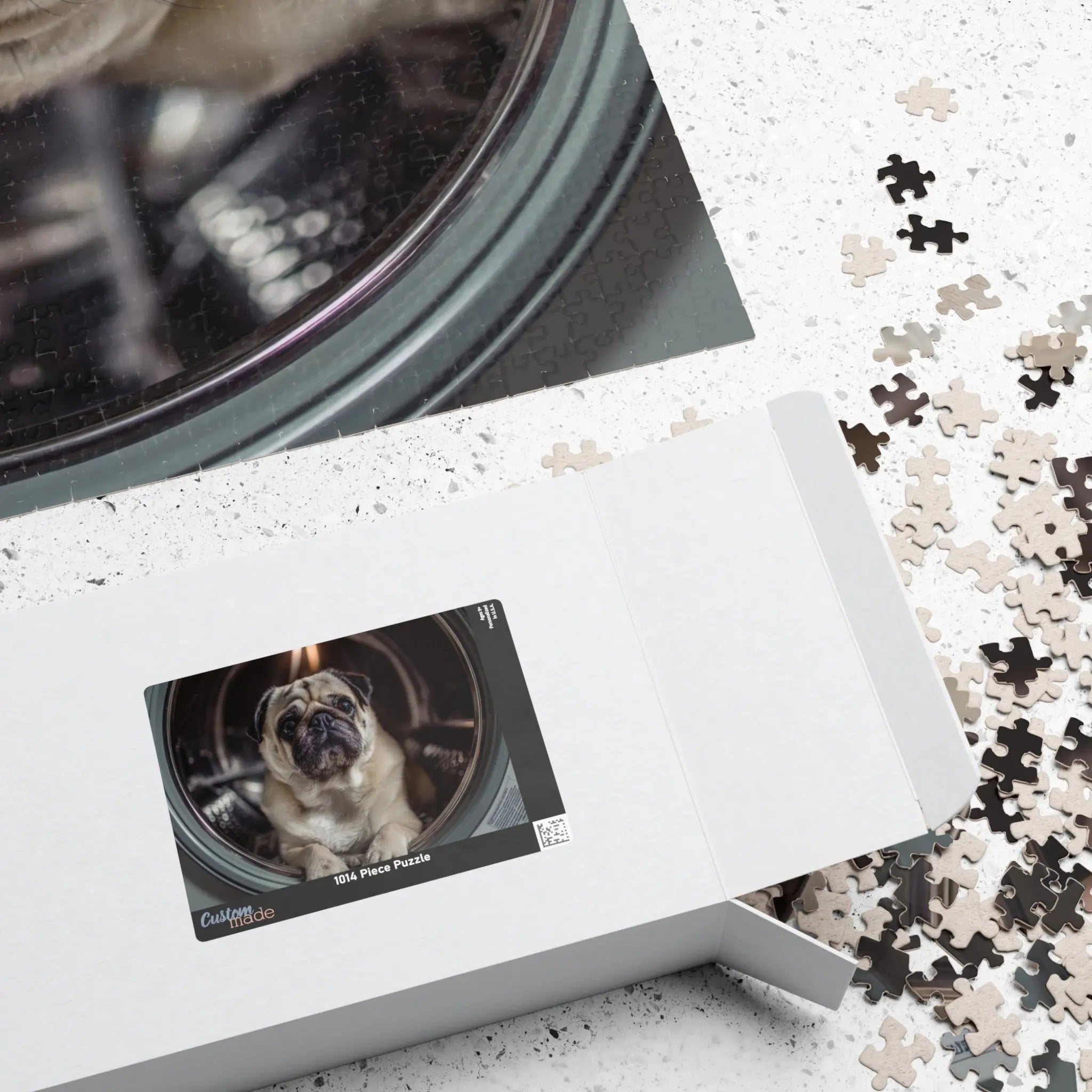 Customizable Jigsaw Puzzle: Dog Wash - Jigsaw Puzzle Studios - Box